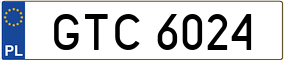 Truck License Plate
